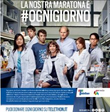 Anche quest'anno Gn Media è partner di Telethon e contribuisce alla raccolta fondi 2014