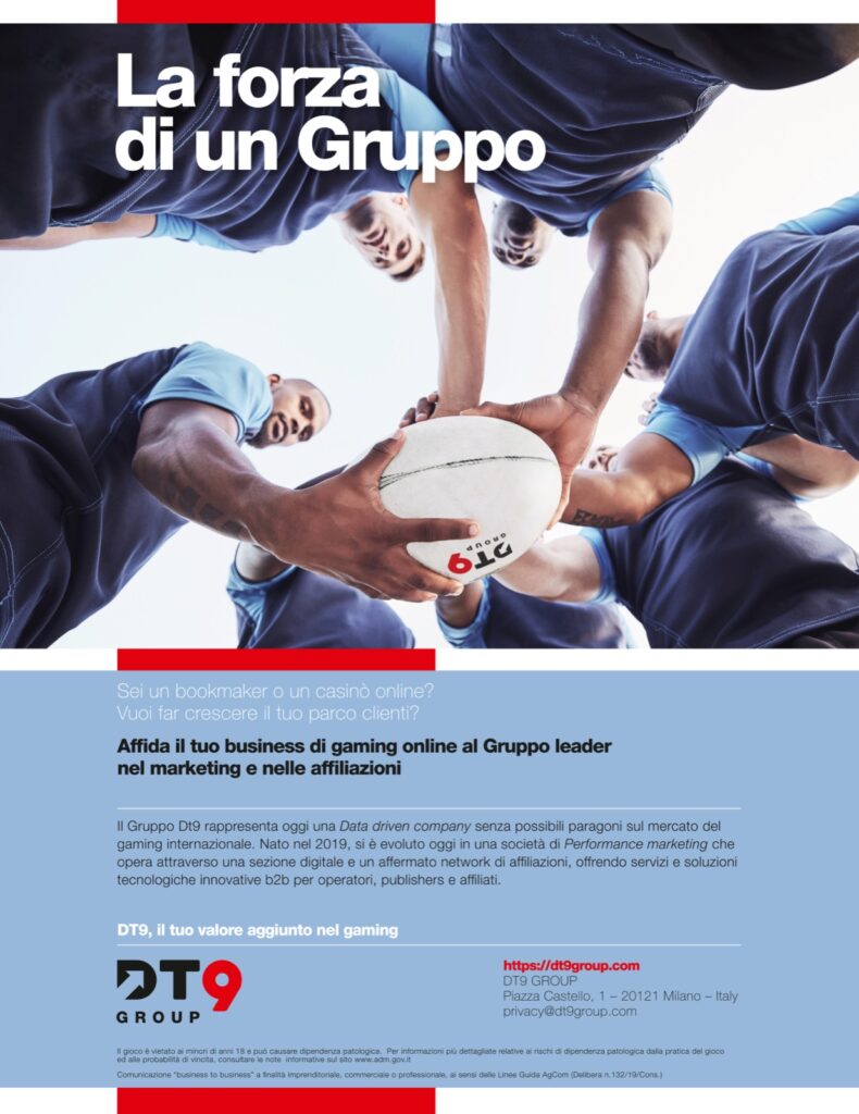 Pagina pubblicitaria DT9 realizzata da Gn Media