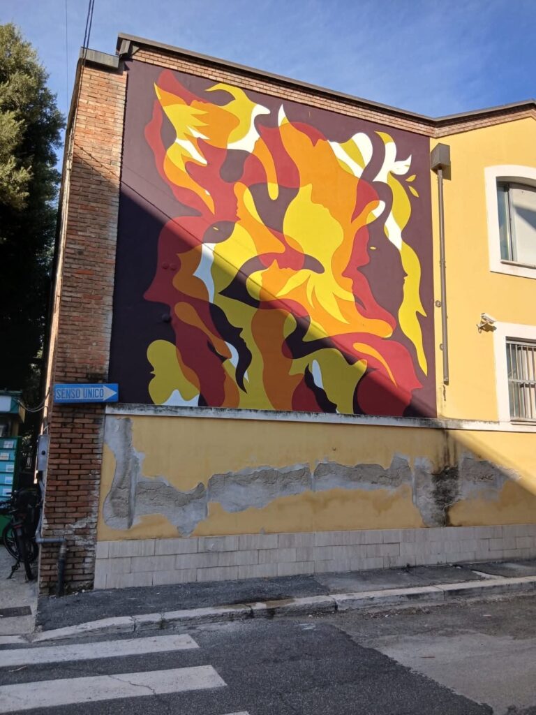 Murale di ARIS a Terni per il Piano Periferie
